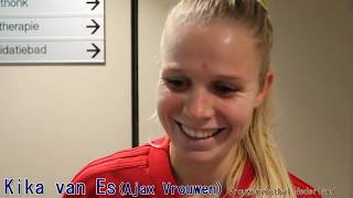 Kika van Es (Ajax Vrouwen) "We gooide de beuk erin"