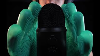 Blue Yeti ASMR Mic Brushing, Crinkles, No Talking |Plastic Wrap|