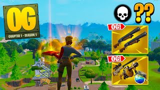 Fortnite OG High Kill Solo Win Double Pump 4K Gameplay on PC (Fortnite Chapter 1 Season 1)