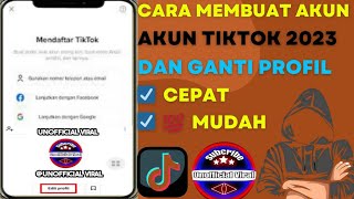 Tutorial Cara Membuat Akun TikTok & Cara Mengganti Foto Profil TikTok 2023