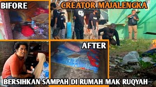 CREATOR MAJALENGKA‼️MEMBERSIHKAN SAMPAH DI RUMAH MAK RUQYAH