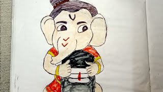 cute Ganesh ji drawing/#viral/#shorts/#trending