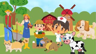 The Farmer in the Dell || children song || dave and ava poem