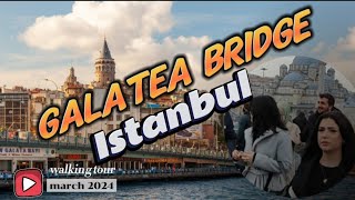 "Golden Dreams Beneath Galata Bridge" galata bridge walking tour 4 k