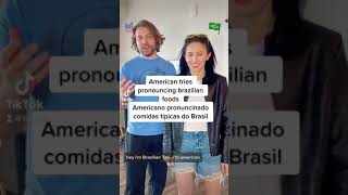 American Tries Pronouncing Brazilian Foods | Americano pronunciando comidas tipicas do Brasil