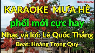 Karaoke Mưa Hè chuẩn sách kntt phối mới  - Hoàng Trọng Quý