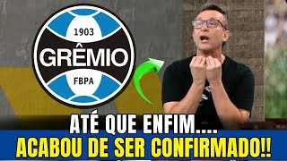 AVISO URGENTE! SAIU AGORA! ACABOU DE ACONTECER! NOTÍCIAS DO GRÊMIO