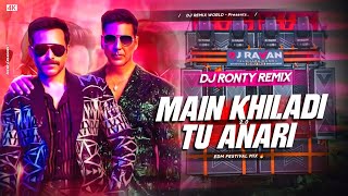 Main Khiladi Tu Anari 2.0 | Hindi Edm Festival Mix - 2025 | Club Mix | DJ SarZen x DJ Ronty Remix