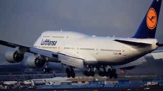 Big Airplanes at Frankfurt - Boeing 747-8 / Airbus A 380