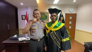 Ucapan Selamat Wisuda Magister Komunikasi Dari Irjen Pol Ike Edwin kepada Alimin asal Pinrang