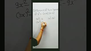 Factoring the difference of two squares