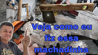 Veja como eu fiz essa machadinha 👍