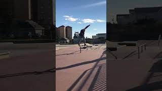 Lip slide tall bump to bar | skateboarding