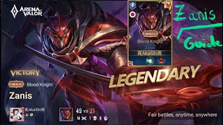 ZANIS Guide/Gameplay [AOV]