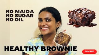 HEALTHY OATS BANANA BROWNIE | DIET RECIPE | HODOPHILE LIYONA