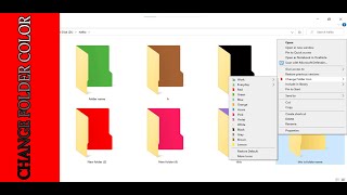 How to change folder color, Computer में फोल्डर का रंग बदलें, change folder color by DLT