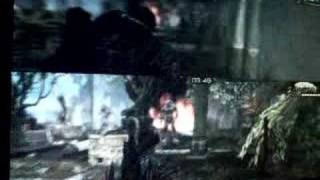 CO-OP Gears of War Gameplay Footage - Xbox 360