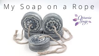 My Soap on a Rope   – Soap making tutorial – SUBTITLED