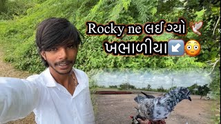 આજે તો rocky ને લઇ ને ગયા ખભાળીયા !!#Rocky #Rockykabutar1 #volgs #bhanvad