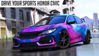 Drifting and Driving Simulator Honda Civic Driving - USA Drifiting & Driving Games 2022 - DADSHC