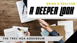 A Deeper Look: The HOA Addendum #TeamTank