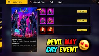 FREE FIRE X DEVIL MAY CRY 5 🔥 CRAZY NEW BUNDLES COLLABORATION REWADS