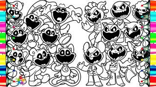 Nightmare Critters vs Smiling Critters / Poppy Playtime Chapter 4 Coloring Pages / NCS Music