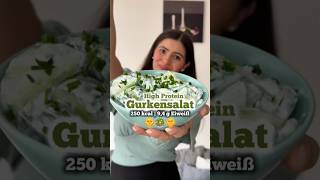 Gurkensalat-HighProtein🥒#gurkensalat #highprotein #sommersalat #amba3 #schnellesrezept #volumfood