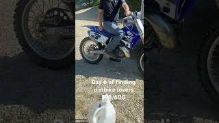 Day 6 Yz250 cold start #yz65 #dirtbikesforlife #dirtbike #yfz450 #rap #motocross #yfz450r #yfz #yz