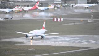 Spotting @Innsbruck #4  Vapor, Spray & Very Short Takeoff Runs