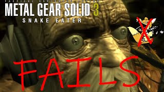 MGS3 Fails [Ways to Lose Foxhound Rank]