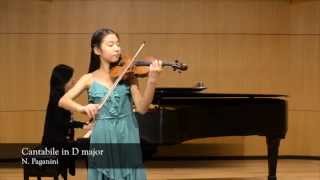 N. Paganini: Cantabile In D Major, Sarah Kim