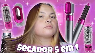 testei ESCOVA SECADORA 5 em 1 da SHOPEE | Ket Brinhol ✨