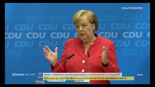 Merkels Pressekonferenz am 18. Juni 2018: Merkel droht Seehofer mit Richtlinienkompetenz