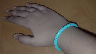 How To Make A Bracelet Using A Straw. Video #221