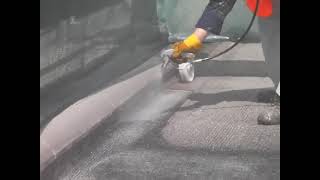 Application of UNIVERSAL PRIMER 2K 4060 to bridge waterproofing System