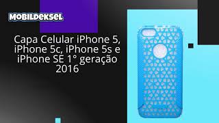 Capa Celular iPhone 5, iPhone 5c, iPhone 5s e iPhone SE 1 geração 2016 AZUL