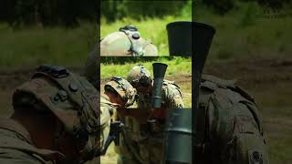 Mortar Firing by 2-124 HHC Infantry Regiment