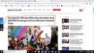 Transgender "woman" Football and BIRD BOX DEMONIC SYMBOLISM