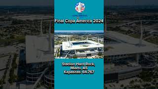 Venue Final Turnamen Mayor (Piala Asia, Piala Afrika, Euro, Copa America, Olimpiade, Piala Oseania)