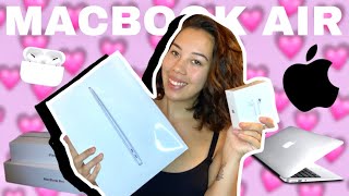 UNBOXING MAC BOOK AIR + AVOIR DES AIRPODS GRATUIT !