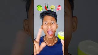 Lemon, chilli, fulkopi, cake🍋🌶️🥦🧁#eatingchallenge #asmr #funny #food #mukbang #shorts