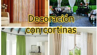 Decoración con cortinas