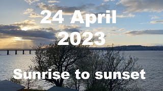 Sunrise to sunset on 24 April 2023 | 4K | Timelapse