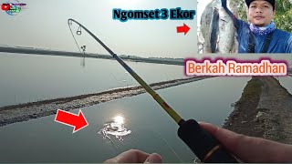 MANCING CASTING BARRAMUNDI || TAMBAK Tj PAKIS KARAWANG || CAPUNG 702 ULTRALIGTH CASTING