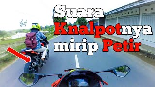 Ngebuntutin GSX-R Pake Knalpot Suara Petir | Suzuki GSX-R