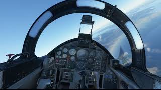 Aermacchi mb 339A jet flying microsoft flight simulator