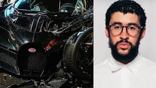 BAD BINNY CASI MUERE LUEGO DE SUFRIR UN FUERTE ACCIDENTE EN NEW YORK EN SU NUEVO BUGATTI😳