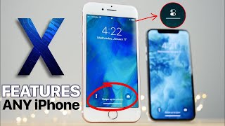 How To Get iPhone X Gestures On Old iPhone !