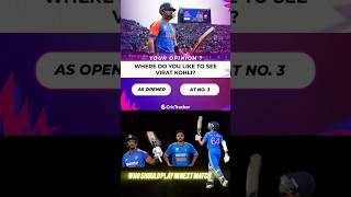 What's your opinion? #t20worldcup #t20worldcup2024 #cricketshorts #cricket